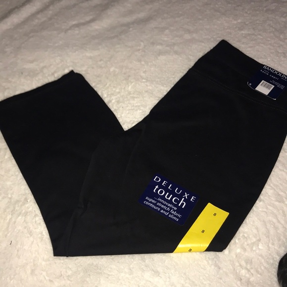 Pantalon Capri Bandolino - Taille 16 - Occasion Très Bon état - Coton/élasthanne - Rose